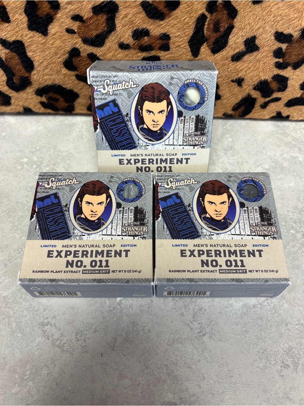 Dr. Squatch Stranger Things Exp No. 011 Soap Bundle 3 Bars Limited Edition - NEW